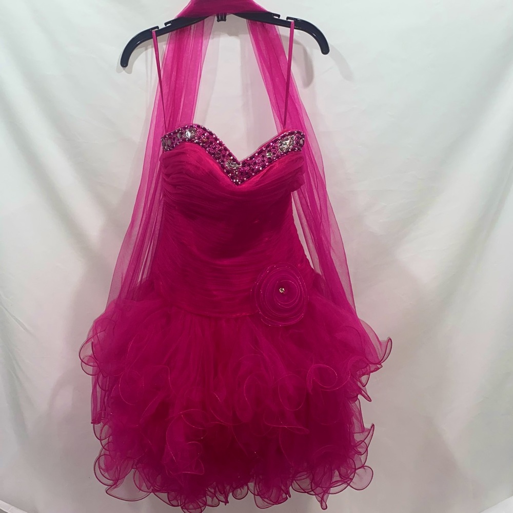 Aspeed USA design size medium fuschia dress
